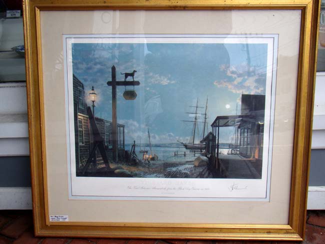 A John Stobart signed lithograph of Vineyard Haven — image 3